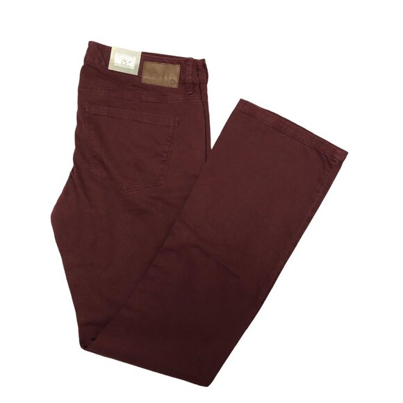 Converse One Star Womens Maroon Denim Jeans Size 10 NEW - Picture 1 of 6